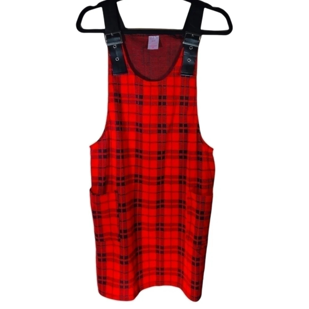 Nwt No Boundaries black and red plaid dress.​​​​​